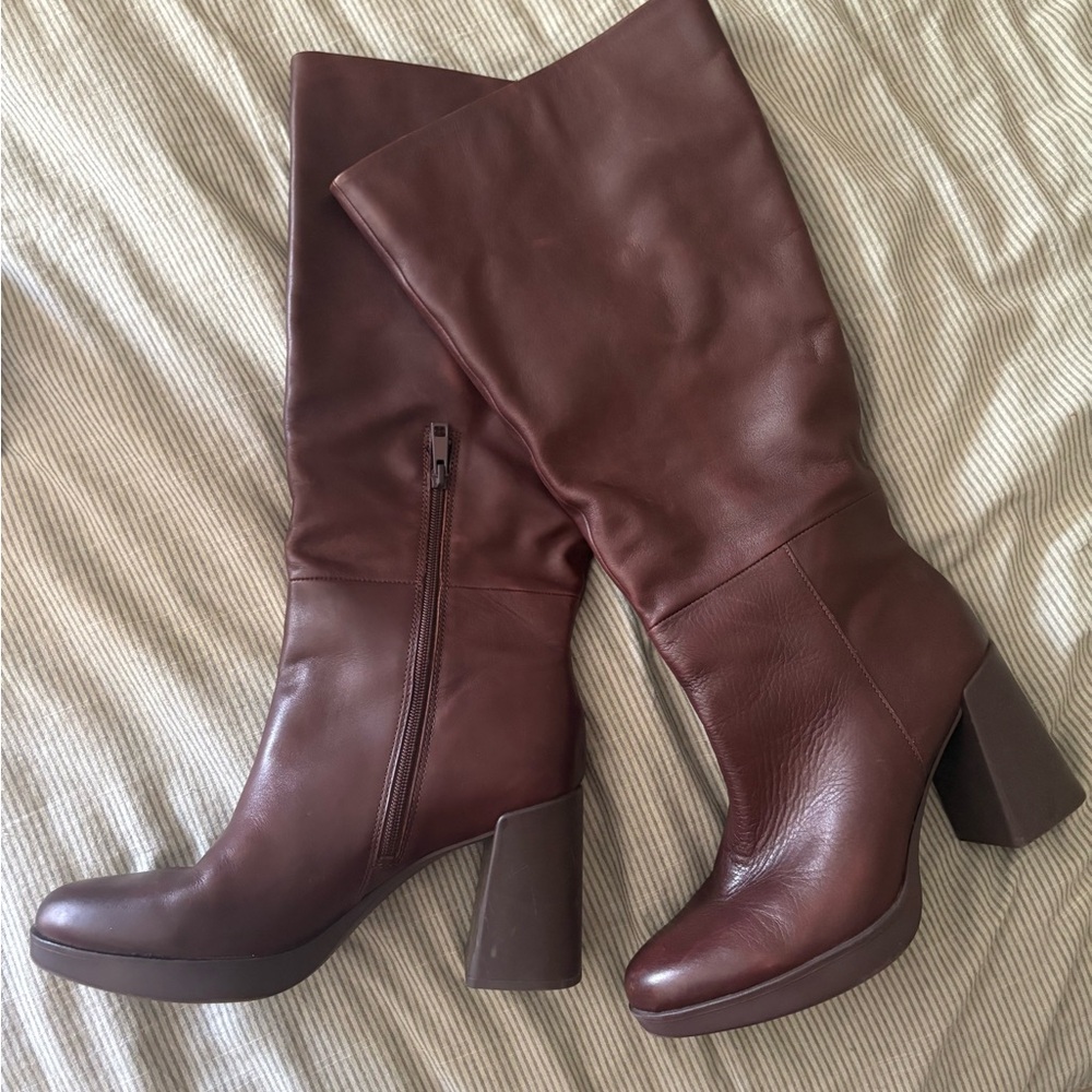 Naturalizer Brown Heeled Boots